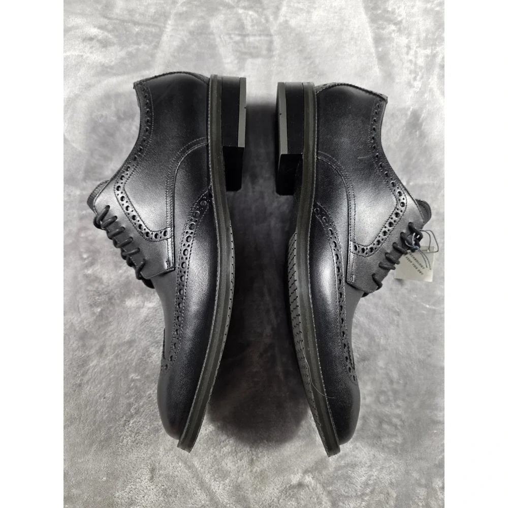 NEW Cole Haan‎ Modern Essentials Wing Oxford Shoes Black Waterproof Men's US 9.5